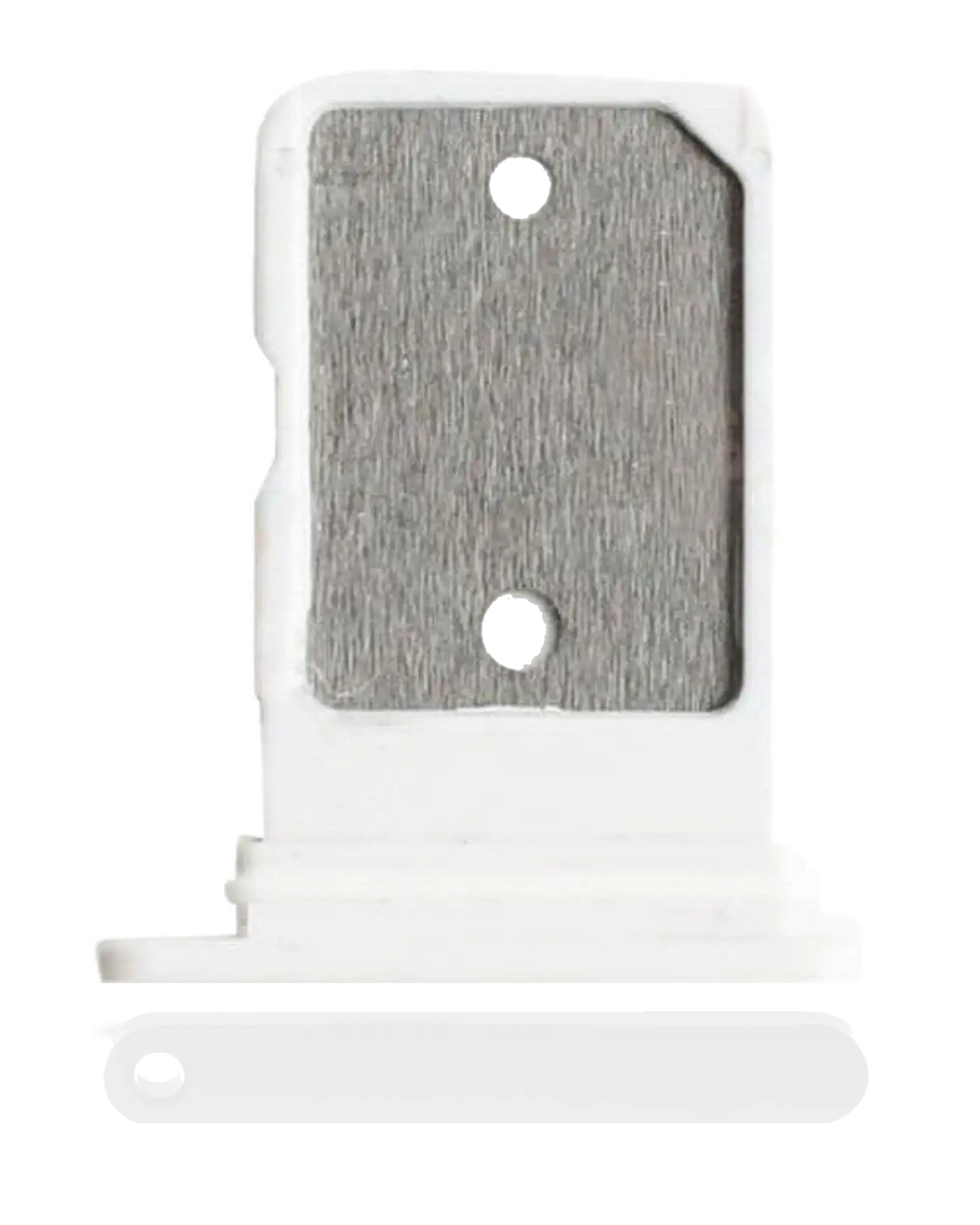 Sim Card Tray Compatible For Google Pixel 4A 5G Replacement (Genuine OEM) (Clearly White)