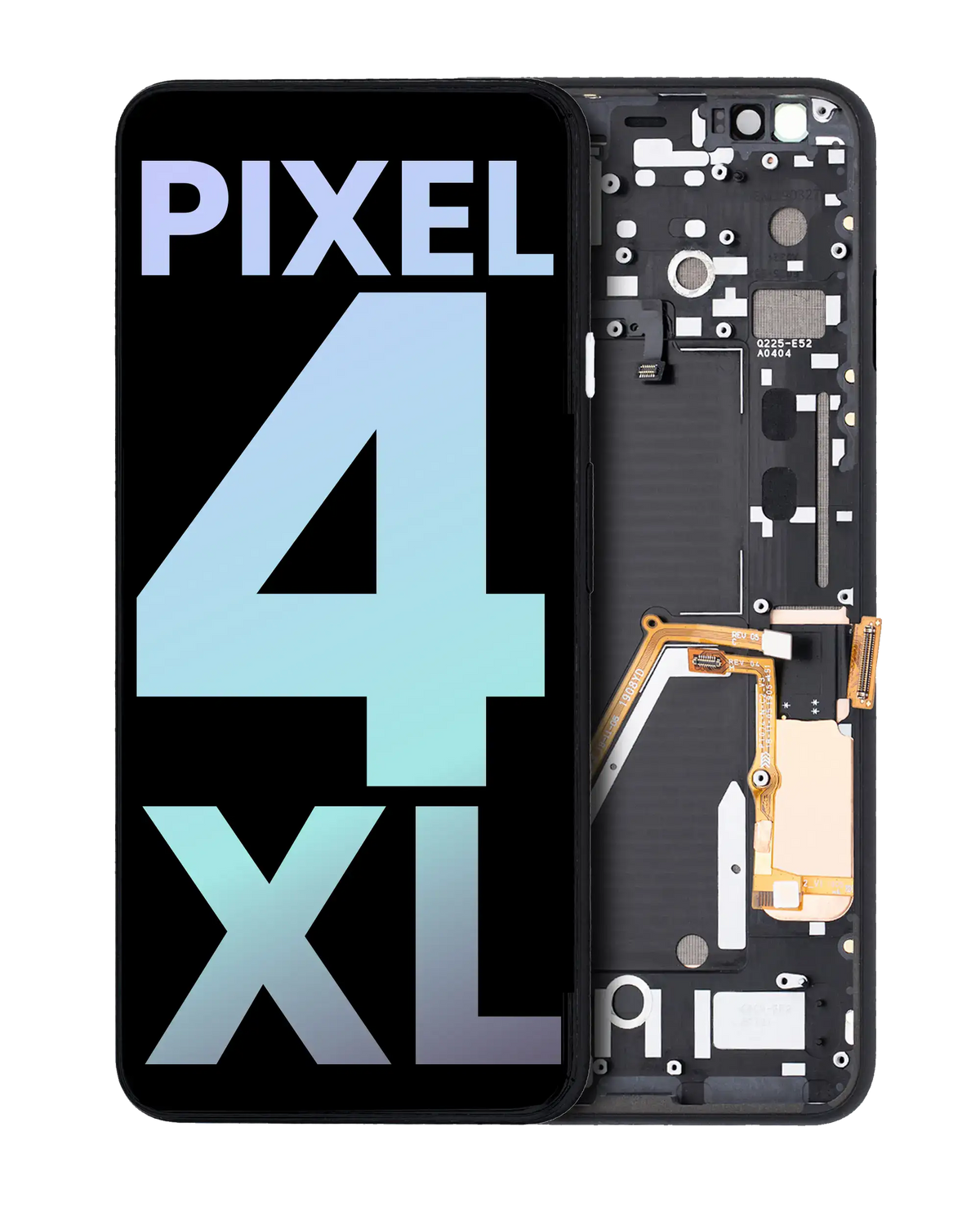 Replacement OLED Assembly With Frame Compatible For Google Pixel 4 XL (Genuine OEM) (Clearly White Power Button