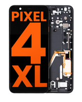 Replacement OLED Assembly With Frame Compatible For Google Pixel 4 XL (Blemish: Grade A) (Just Black)