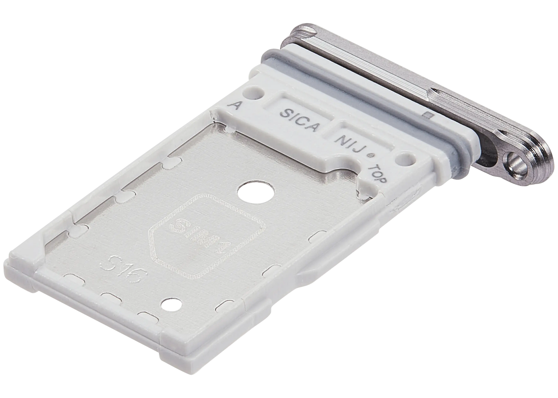 Dual Sim Card Tray Compatible For Samsung Galaxy S25 / S25 Plus Replacement  (Premium) (White)