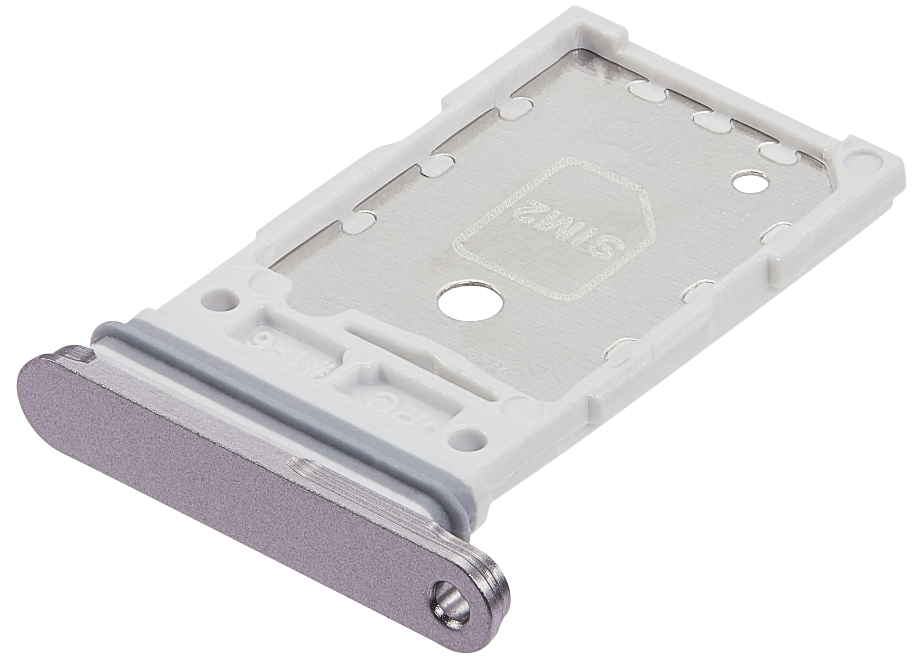 Dual Sim Card Tray Compatible For Samsung Galaxy S25 / S25 Plus Replacement  (Premium) (White)