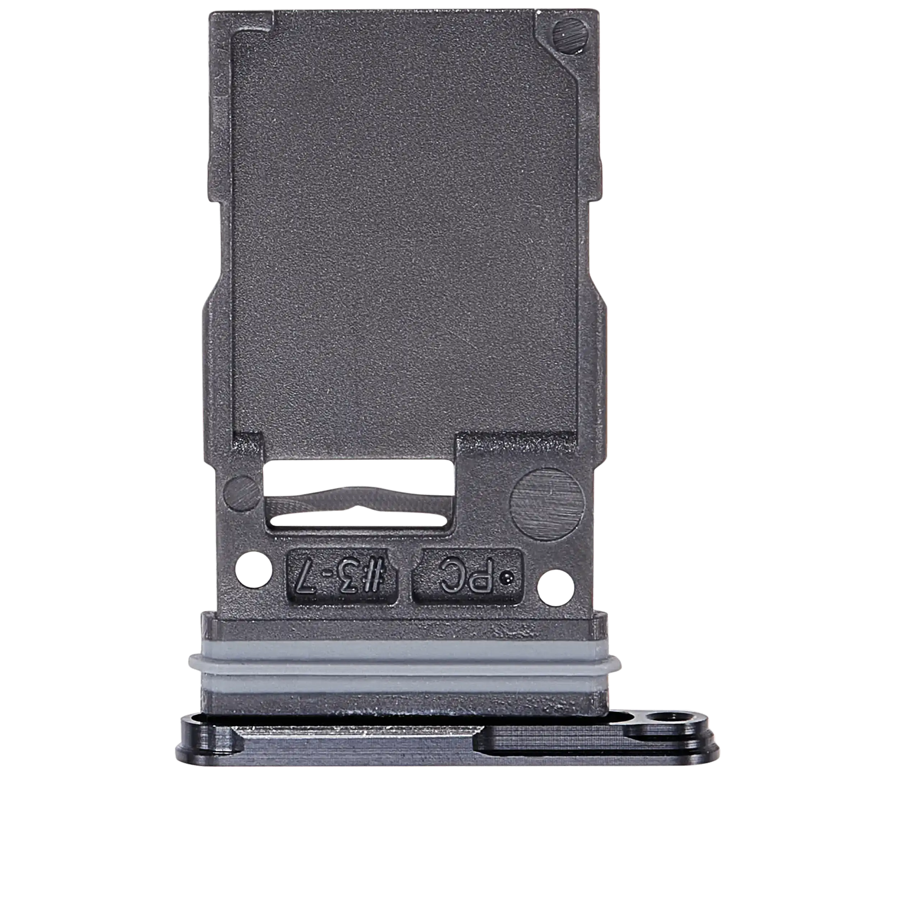 Single Sim Card Tray Replacement Compatible For Samsung Galaxy S25 / S25 Plus (Premium) (Black)