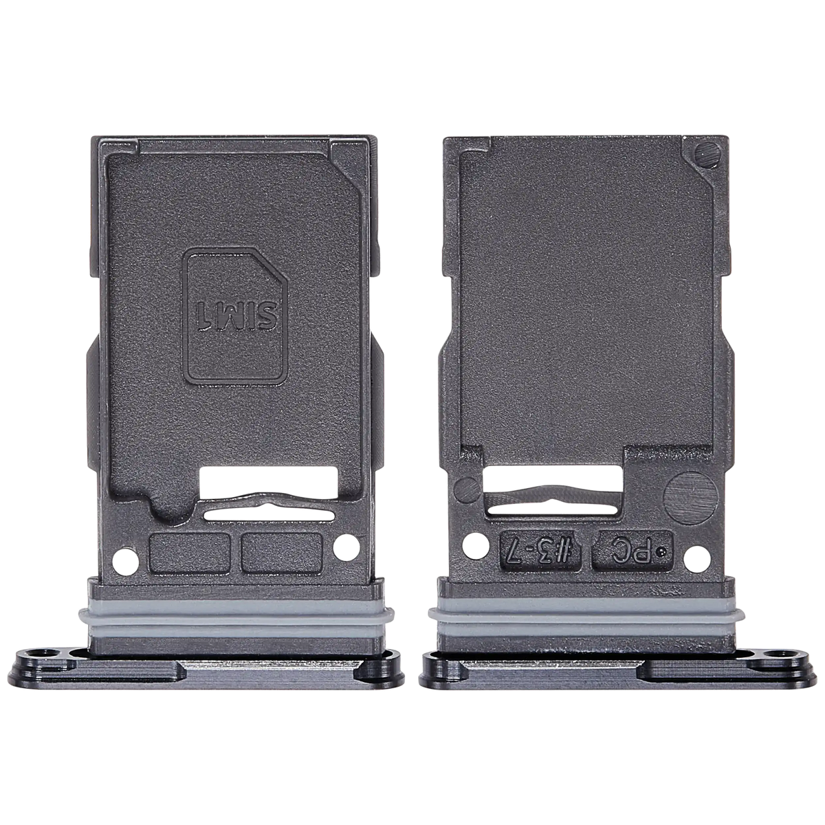 Single Sim Card Tray Replacement Compatible For Samsung Galaxy S25 / S25 Plus (Premium) (Black)