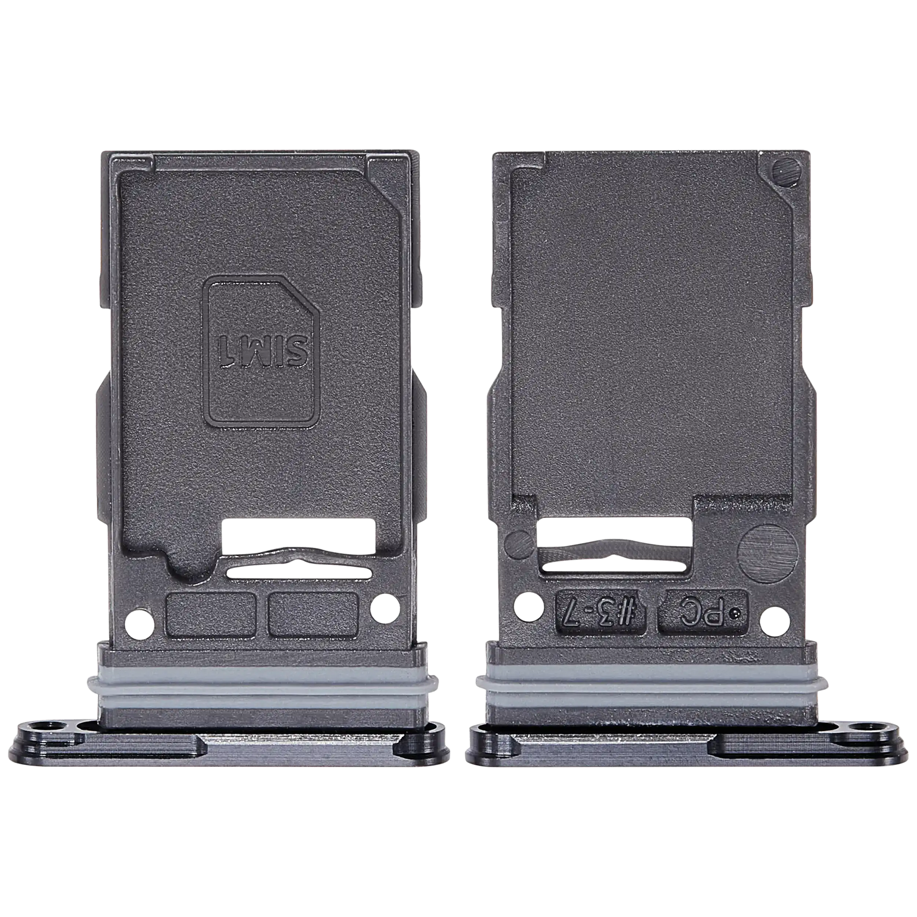 Single Sim Card Tray Replacement Compatible For Samsung Galaxy S25 / S25 Plus (Premium) (Black)