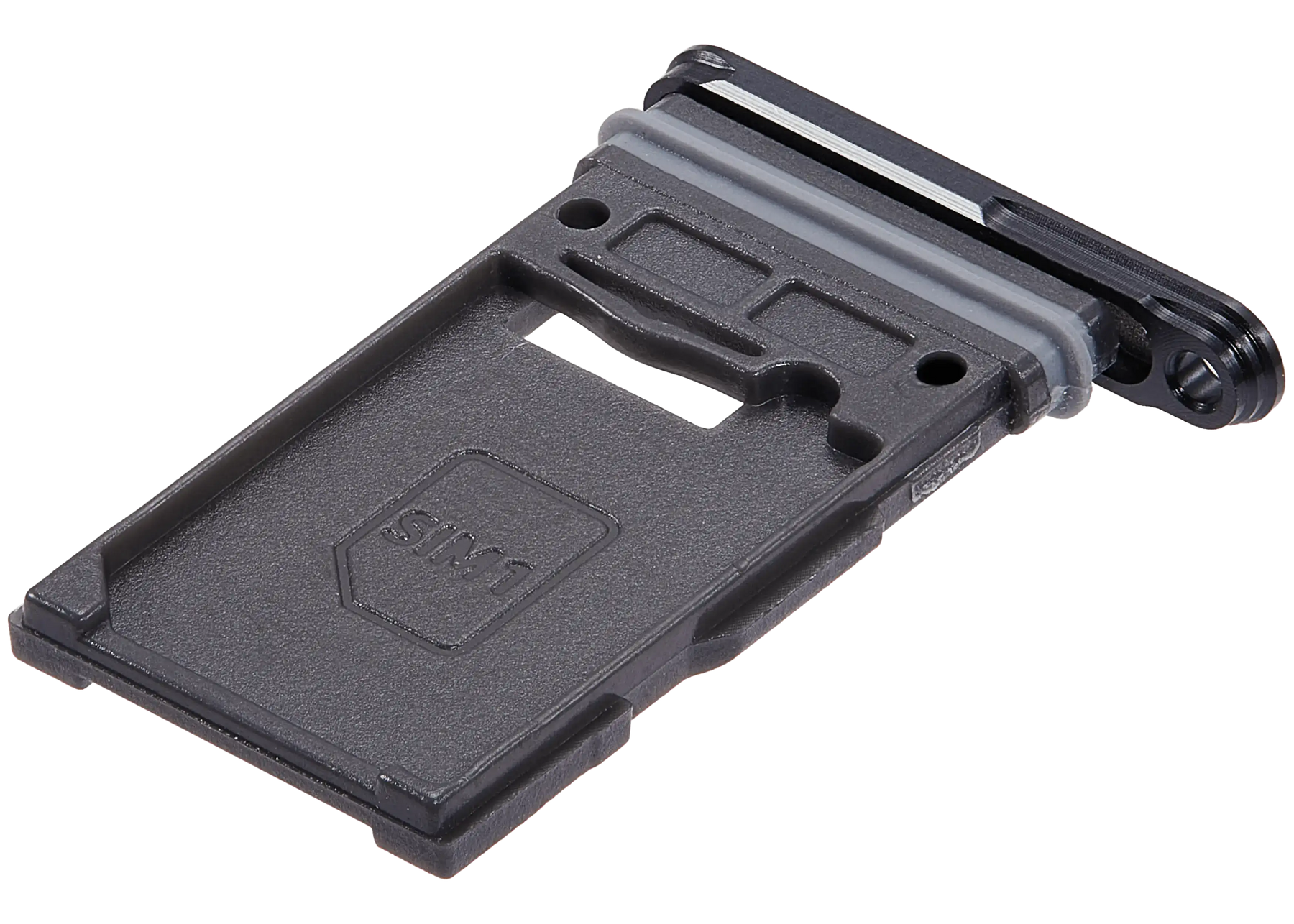 Single Sim Card Tray Replacement Compatible For Samsung Galaxy S25 / S25 Plus (Premium) (Black)