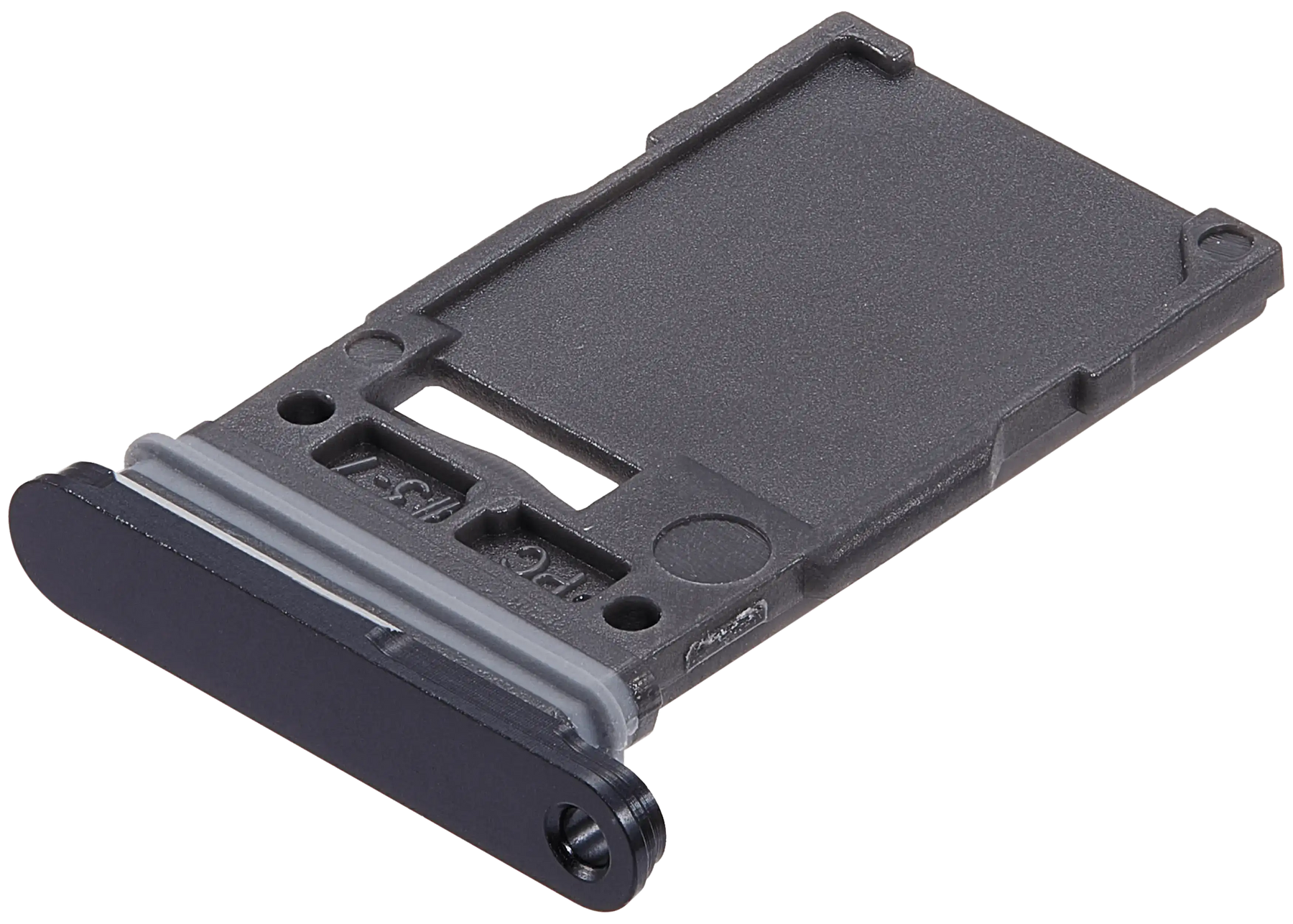 Single Sim Card Tray Replacement Compatible For Samsung Galaxy S25 / S25 Plus (Premium) (Black)