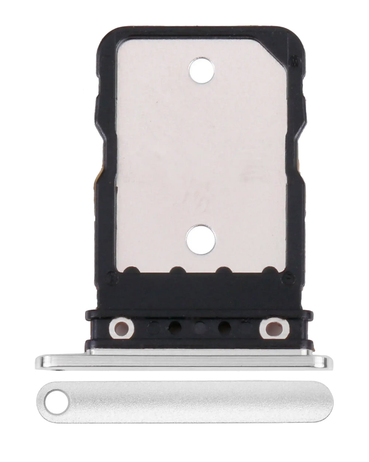 Sim Card Tray Replacement Compatible For Google Pixel 6 Pro (Genuine OEM) (Cloudy White)
