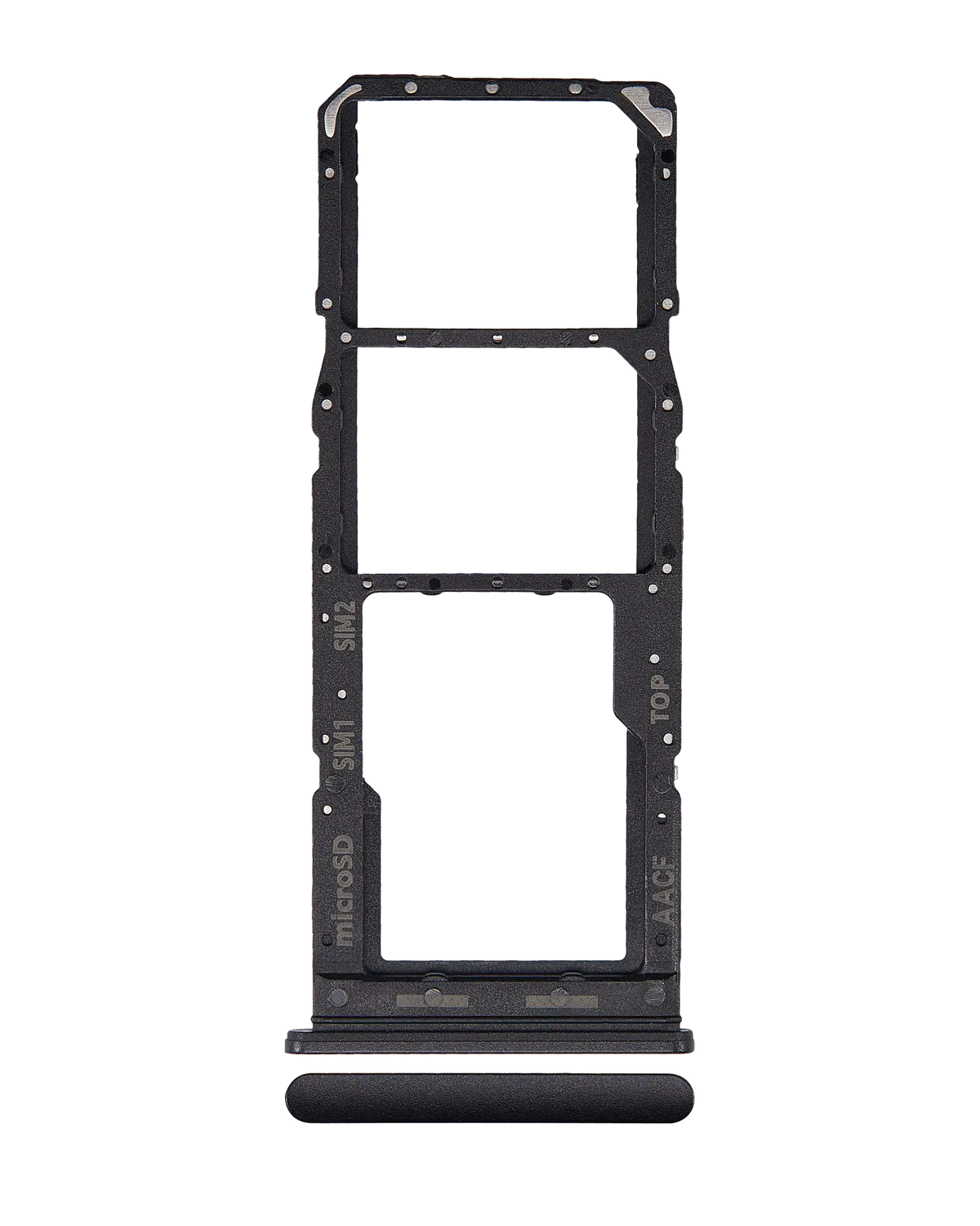 Dual Sim Card Tray Compatible For Samsung Galaxy A13 5G (A136 / 2021) (Black)