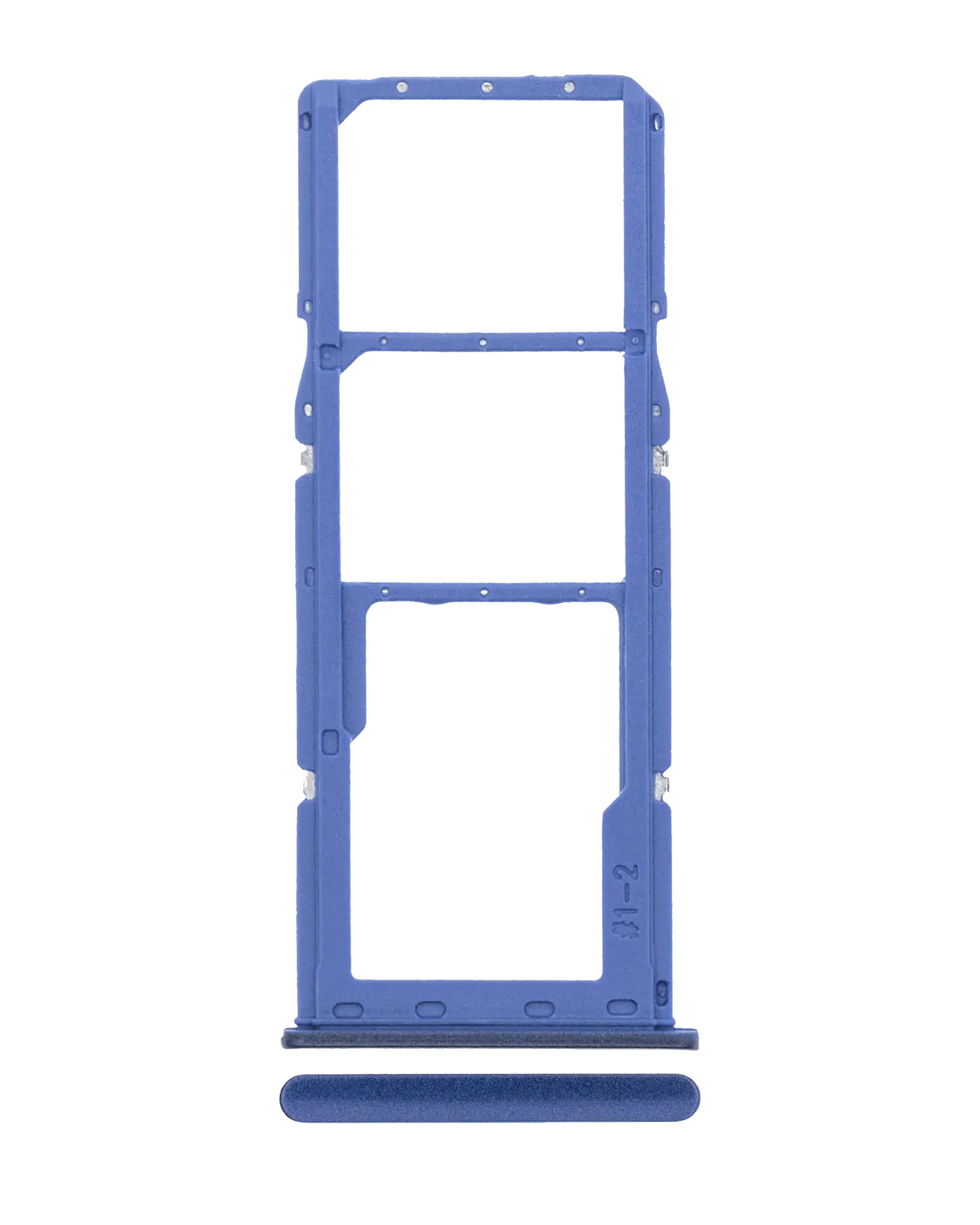 Dual Sim Card Tray Compatible For Samsung Galaxy A21S (A217 / 2020) (Blue)