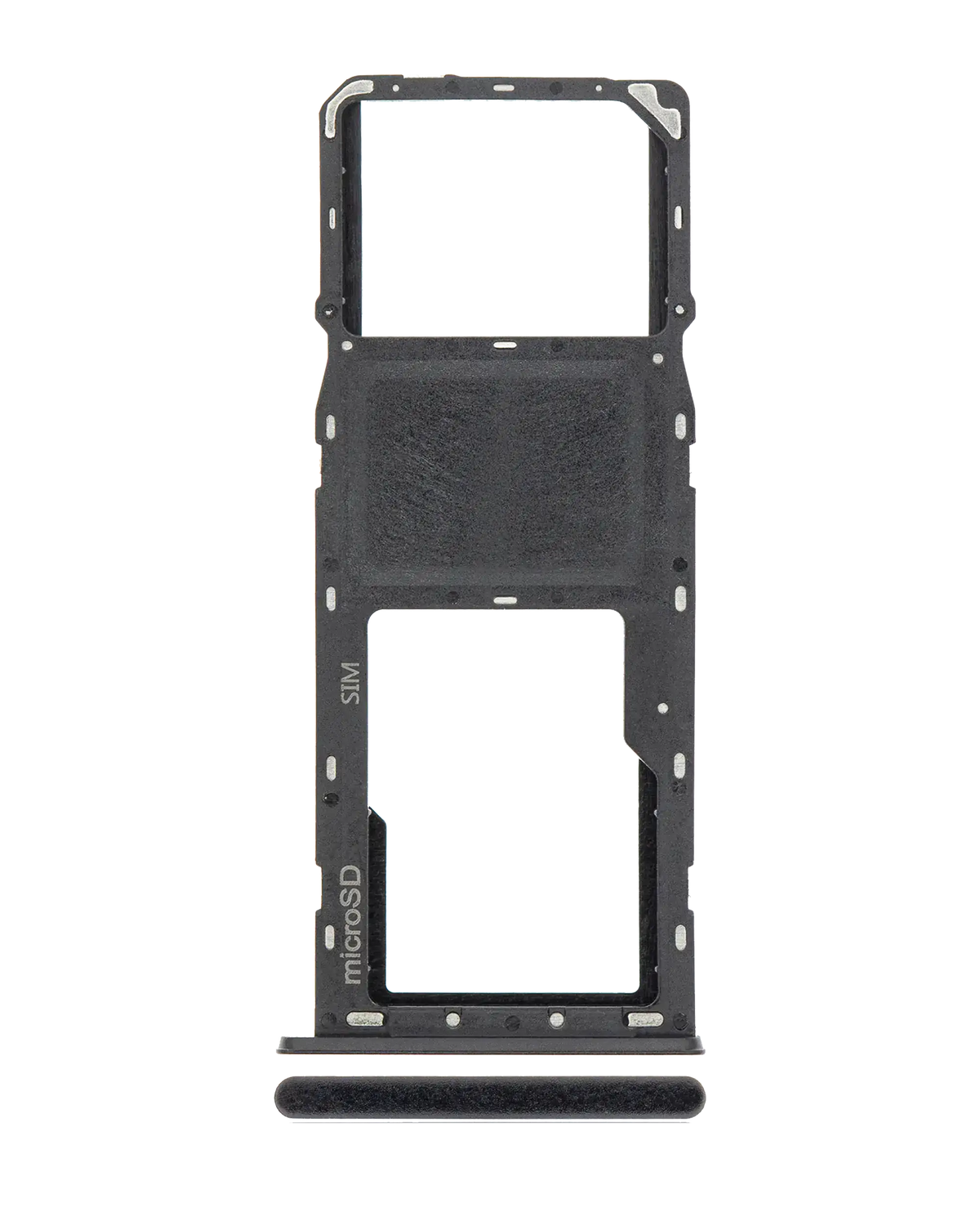 Single Sim Card Tray Compatible For Samsung Galaxy A21 (A215 / 2020) (Cosmic Gray)