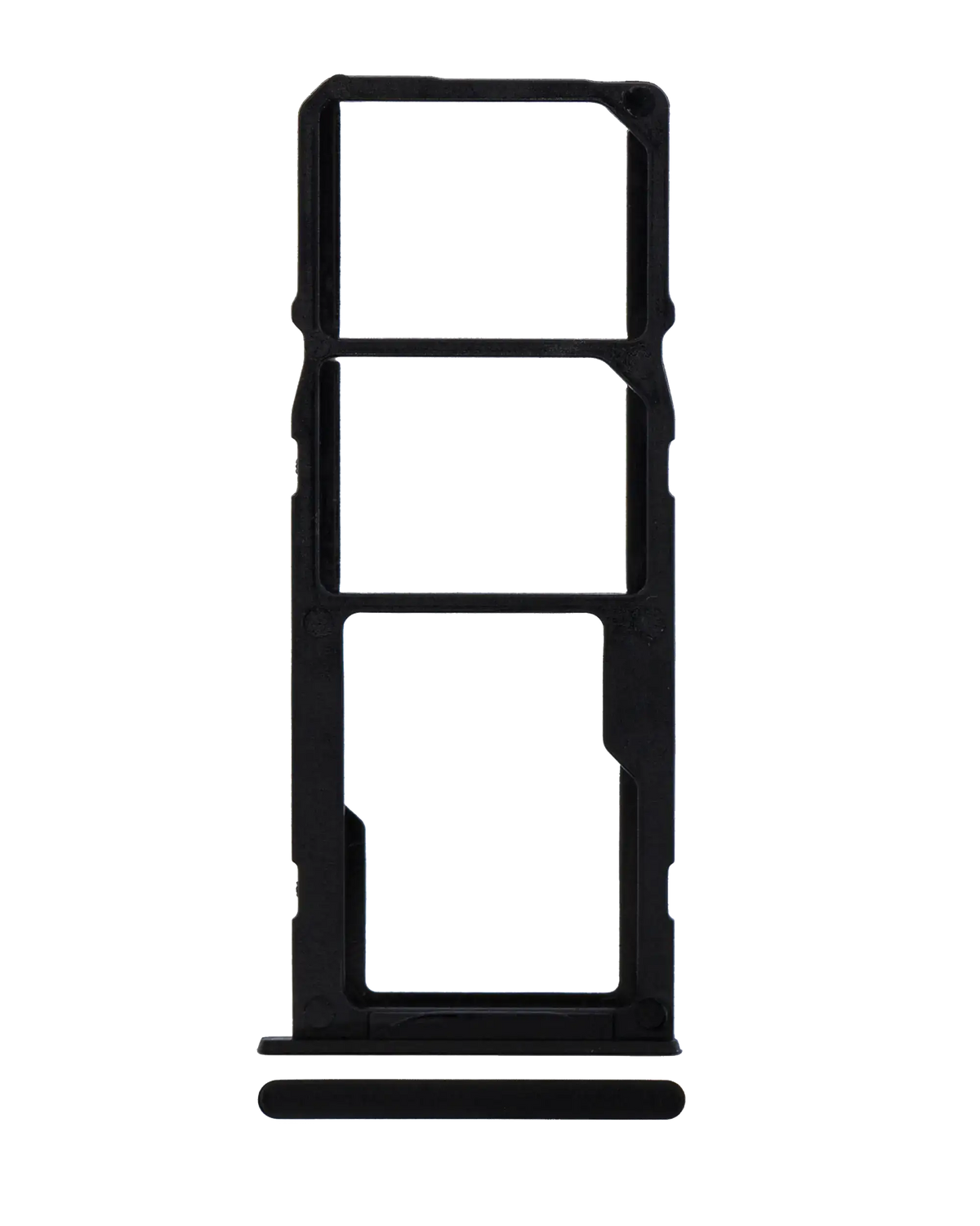 Dual Sim Card Tray Compatible For Samsung Galaxy A21 (A215 / 2020) (Cosmic Gray)