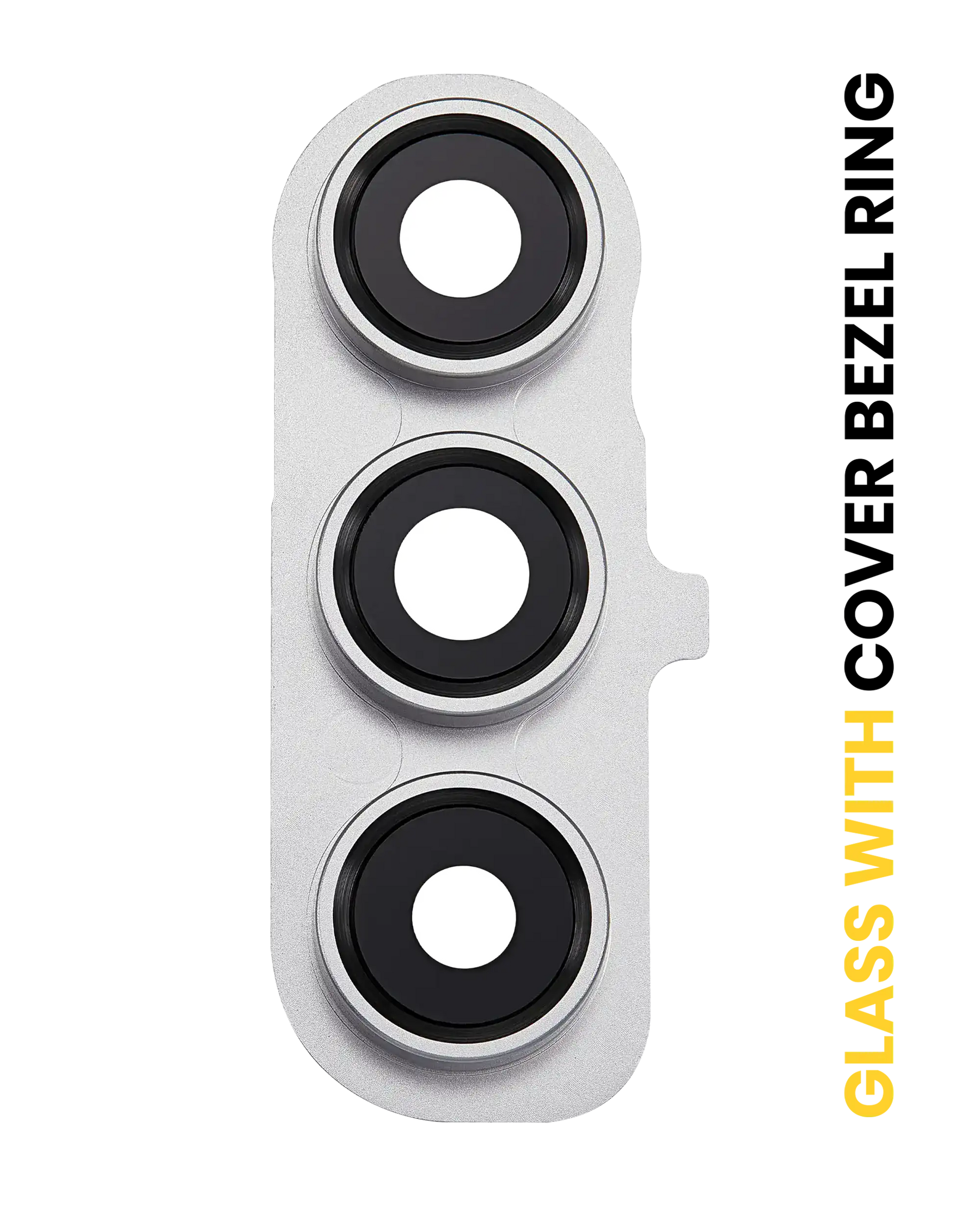 Back Camera Lens With Cover Bezel Ring Compatible For Samsung Galaxy S24 FE 5G (White)