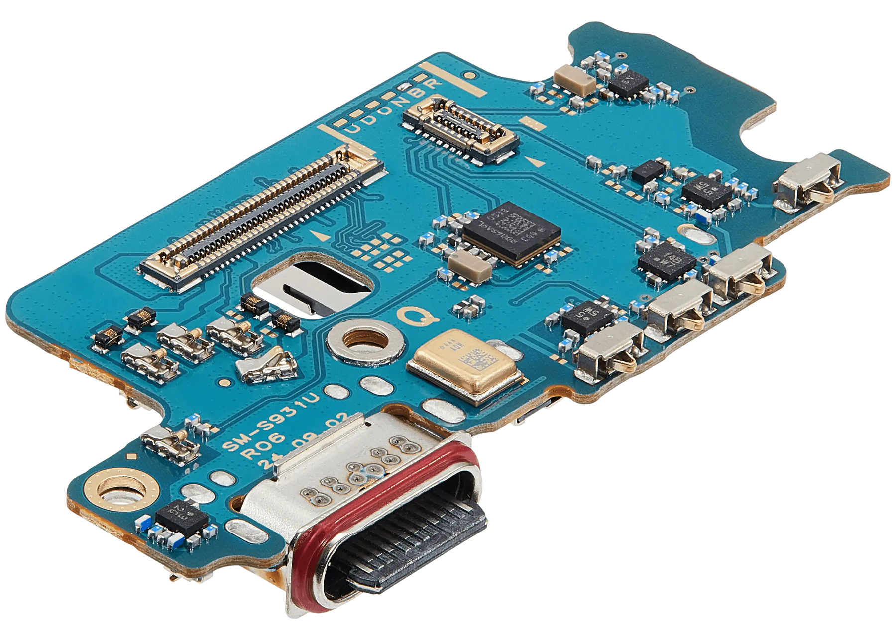 Replacement Charging Port Board With Sim Card Reader Compatible For Samsung Galaxy S25 5G (S931B) (International Version) (Premium)