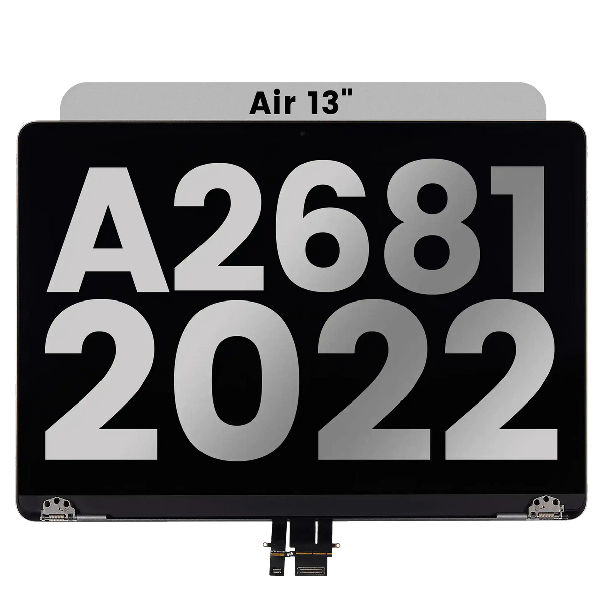 Complete LCD Display Assembly Compatible For MacBook Air 13" (A2681 / Mid 2022) (Used OEM Pull: Grade C) (Space Gray)