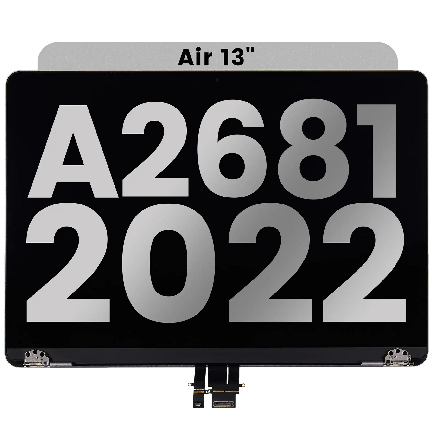 Complete LCD Display Assembly Compatible For MacBook Air 13" (A2681 / Mid 2022) (Used OEM Pull: Grade A) (Space Gray)