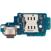 Charging Port Board With Sim Card Reader Compatible For Samsung Galaxy S24 Ultra 5G (S928U) (US Version) (Premium)
