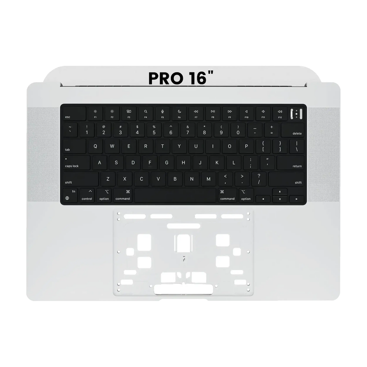 Top Case With Keyboard Compatible For MacBook Pro 16" (A2485 / Late 2021) / (A2780 / Late 2023) (US Keyboard) (Silver)