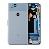 Replacement Back Housing W/ Small Components Pre-Installed Compatible For Google Pixel 2 (Genuine OEM) (Kinda Blue)