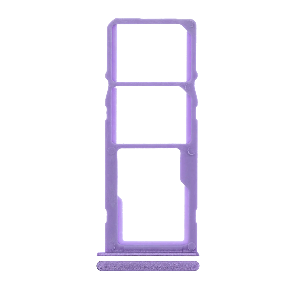 Dual Sim Card Tray Compatible For Samsung Galaxy A21 (A215 / 2020) (Purple)