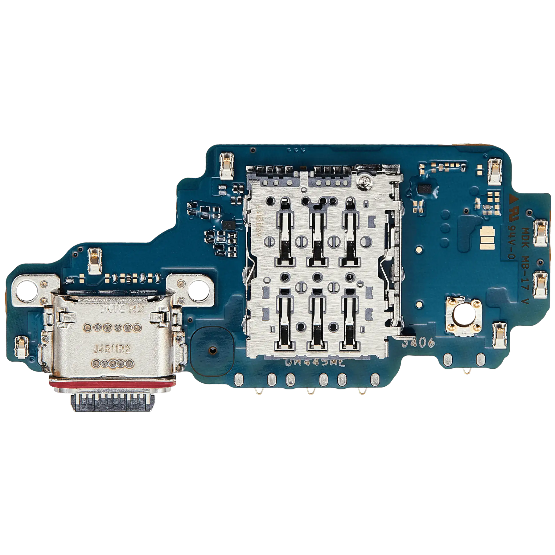 Replacement Charging Port Board With Sim Card Reader Compatible For Samsung Galaxy S25 Ultra 5G (S938B) (International Version) (Premium)