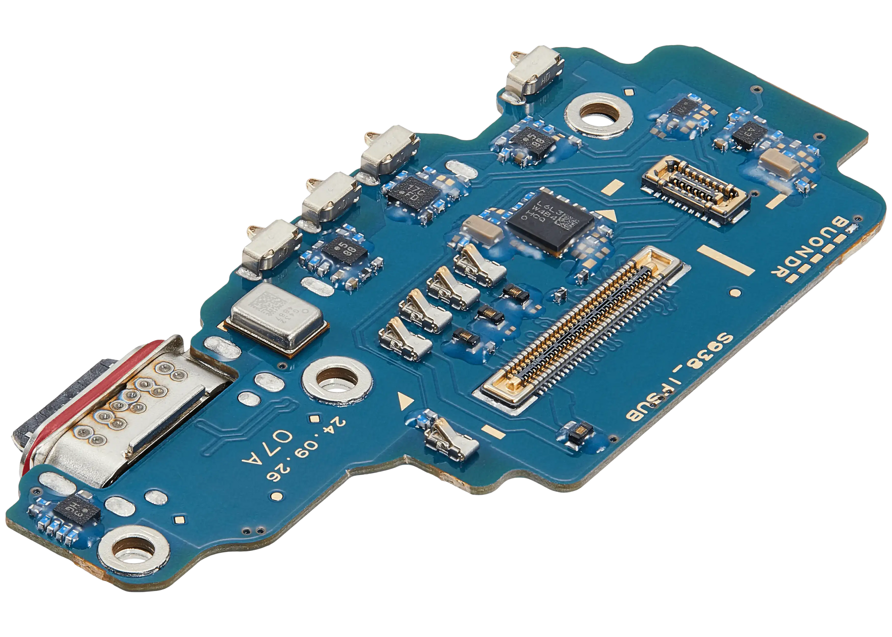 Replacement Charging Port Board With Sim Card Reader Compatible For Samsung Galaxy S25 Ultra 5G (S938B) (International Version) (Premium)