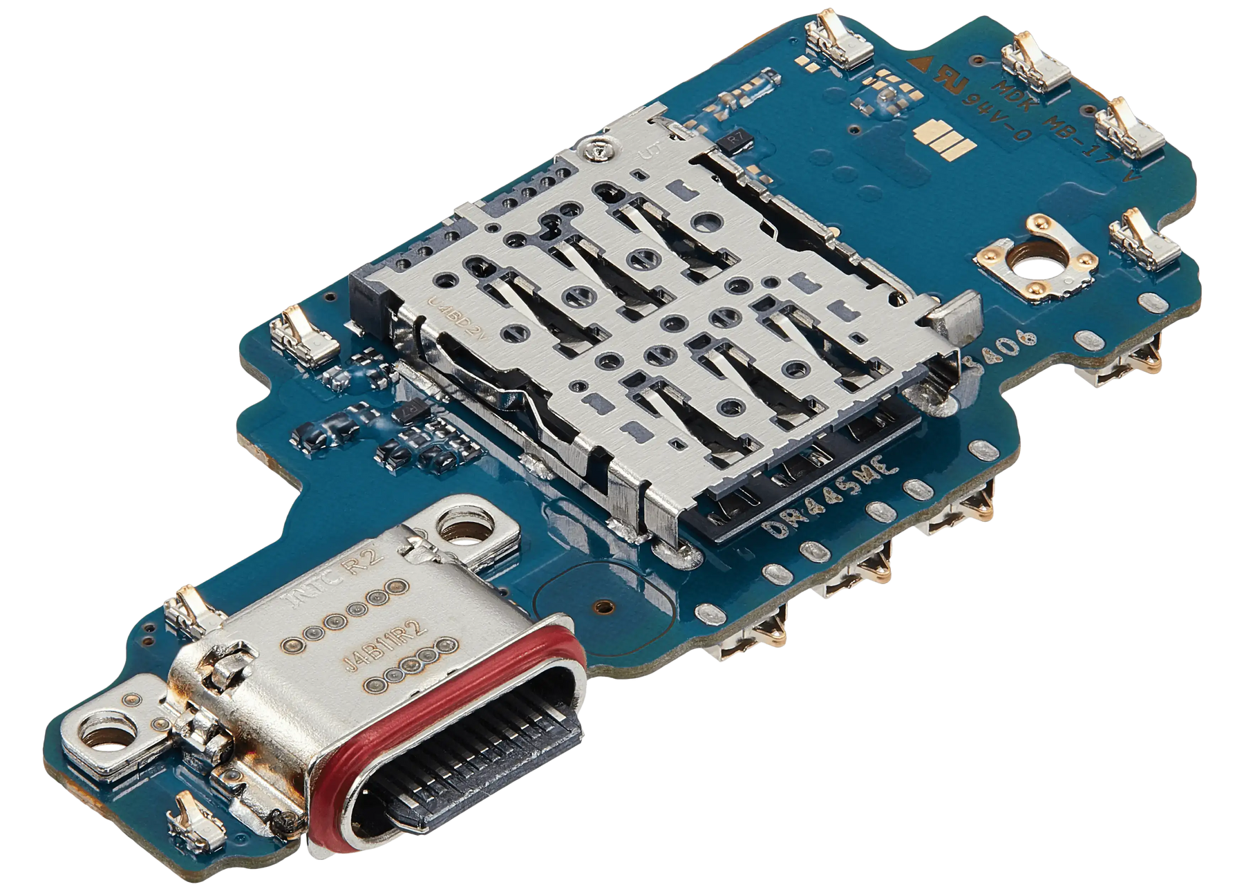 Replacement Charging Port Board With Sim Card Reader Compatible For Samsung Galaxy S25 Ultra 5G (S938B) (International Version) (Premium)