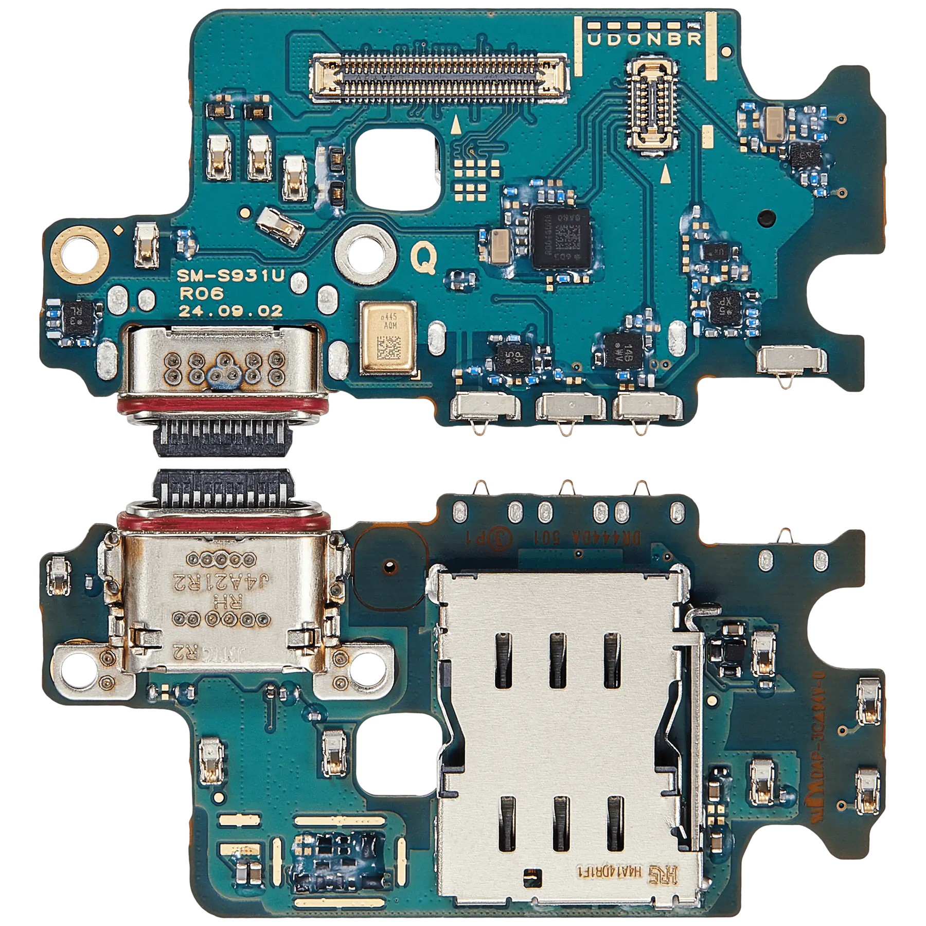 Replacement Charging Port Board With Sim Card Reader Compatible For Samsung Galaxy S25 5G (S931R) (International Version) (Premium)