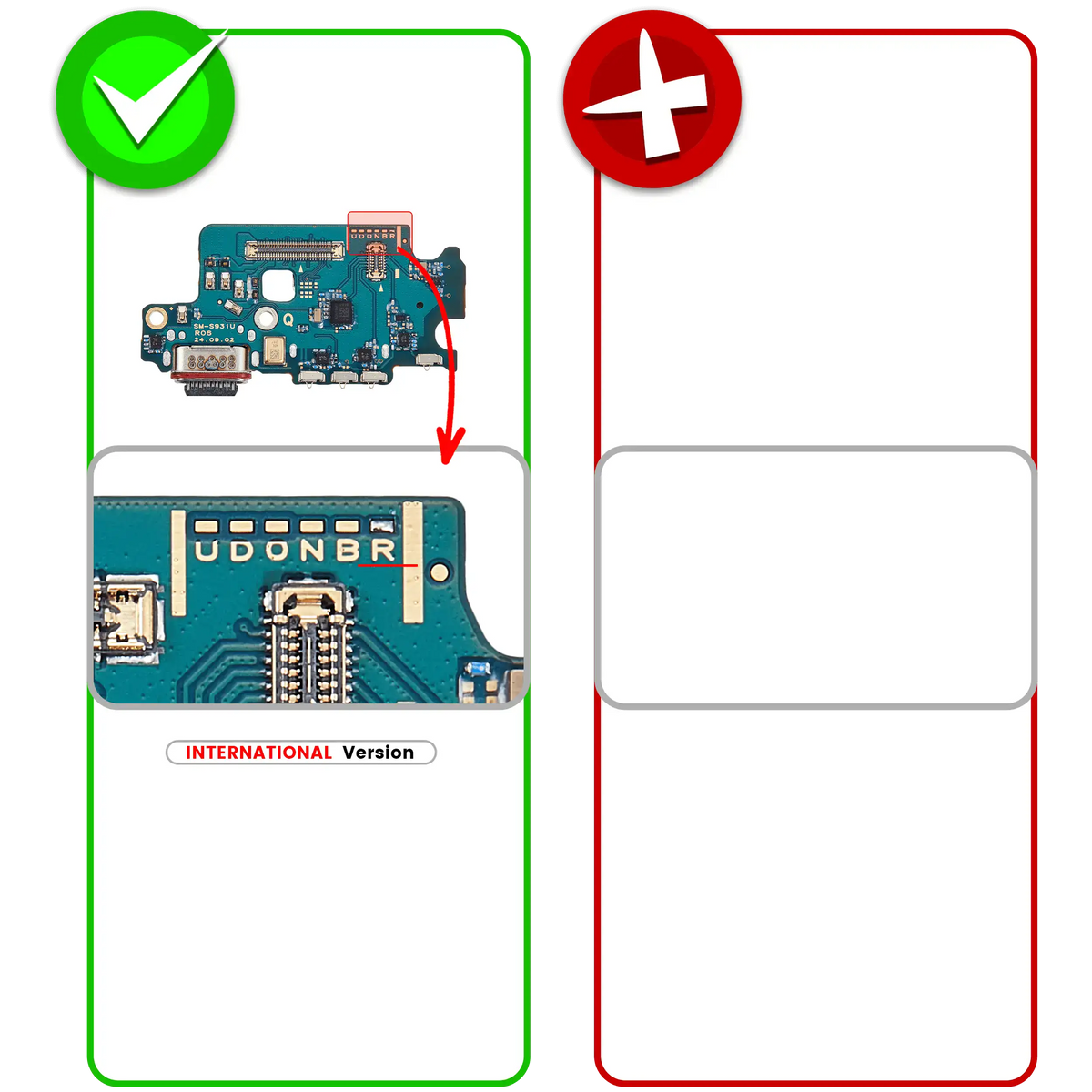 Replacement Charging Port Board With Sim Card Reader Compatible For Samsung Galaxy S25 5G (S931R) (International Version) (Premium)