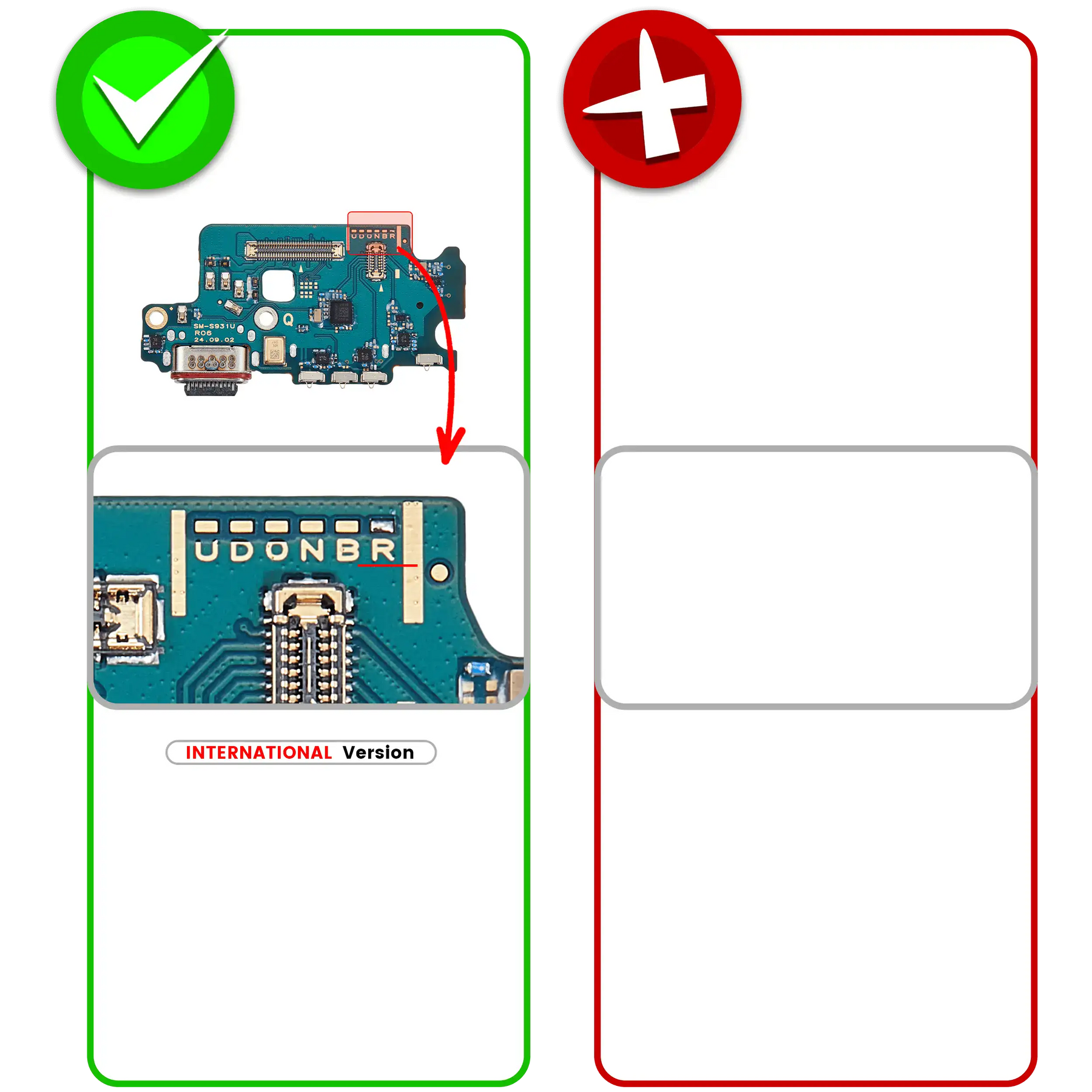 Replacement Charging Port Board With Sim Card Reader Compatible For Samsung Galaxy S25 5G (S931R) (International Version) (Premium)