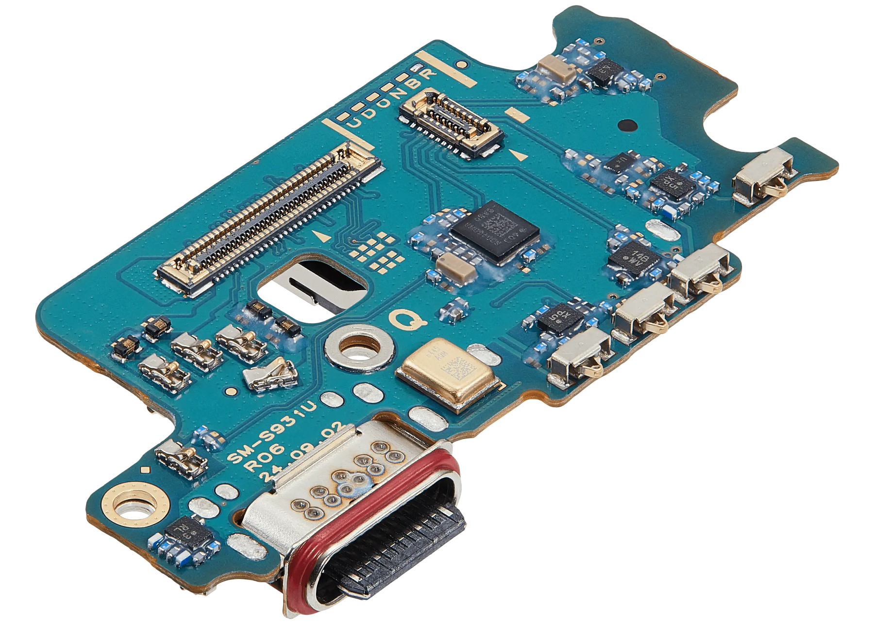 Replacement Charging Port Board With Sim Card Reader Compatible For Samsung Galaxy S25 5G (S931R) (International Version) (Premium)