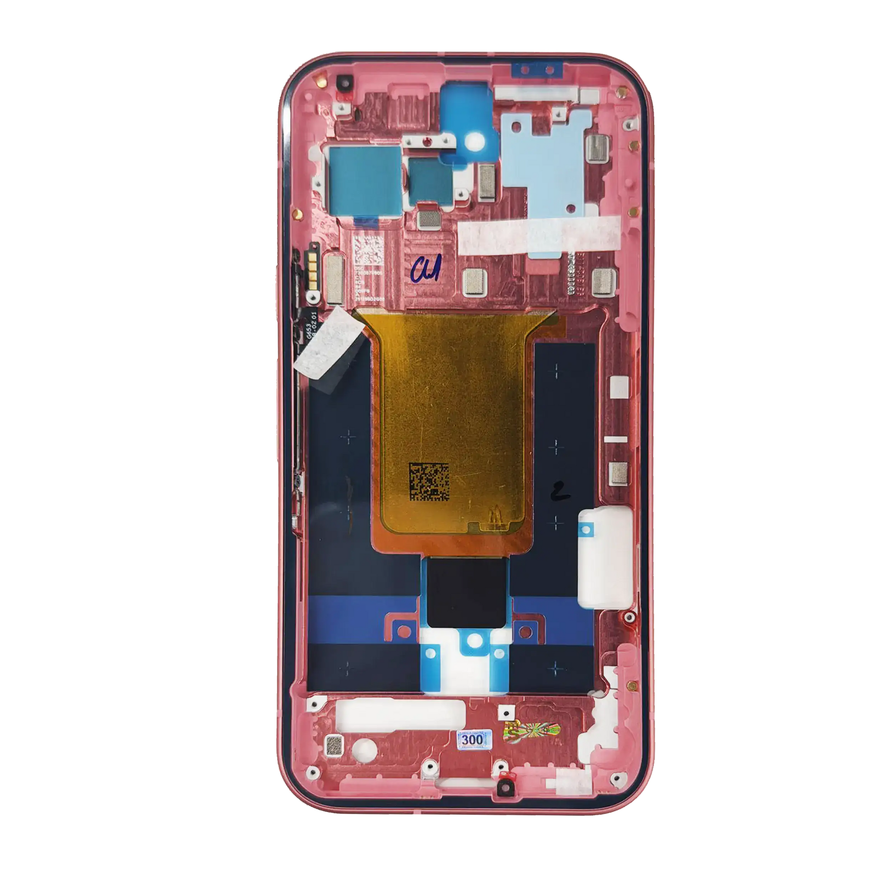Mid-Frame Housing Compatible For Google Pixel 9a Replacement (Genuine OEM) (Peony)