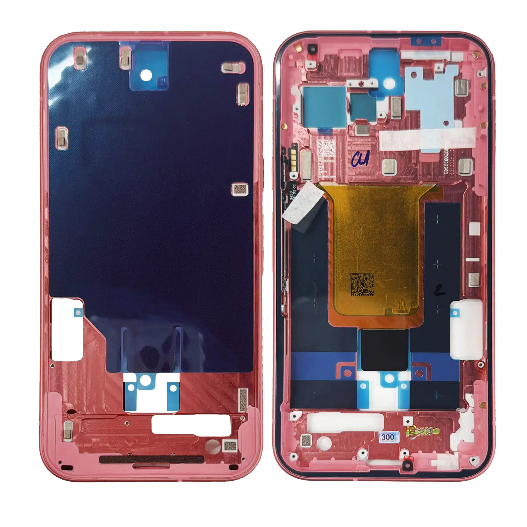 Mid-Frame Housing Compatible For Google Pixel 9a Replacement (Genuine OEM) (Peony)