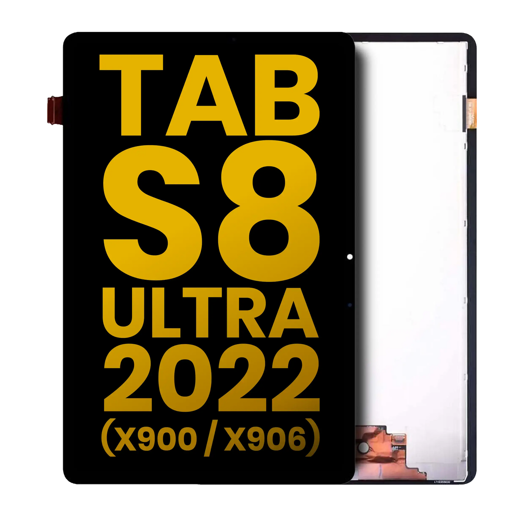 OLED Assembly Without Frame Compatible For Samsung Galaxy Tab S8 Ultra 14.6" (X900 / X906 ) (2022) (Refurbished) (Black)