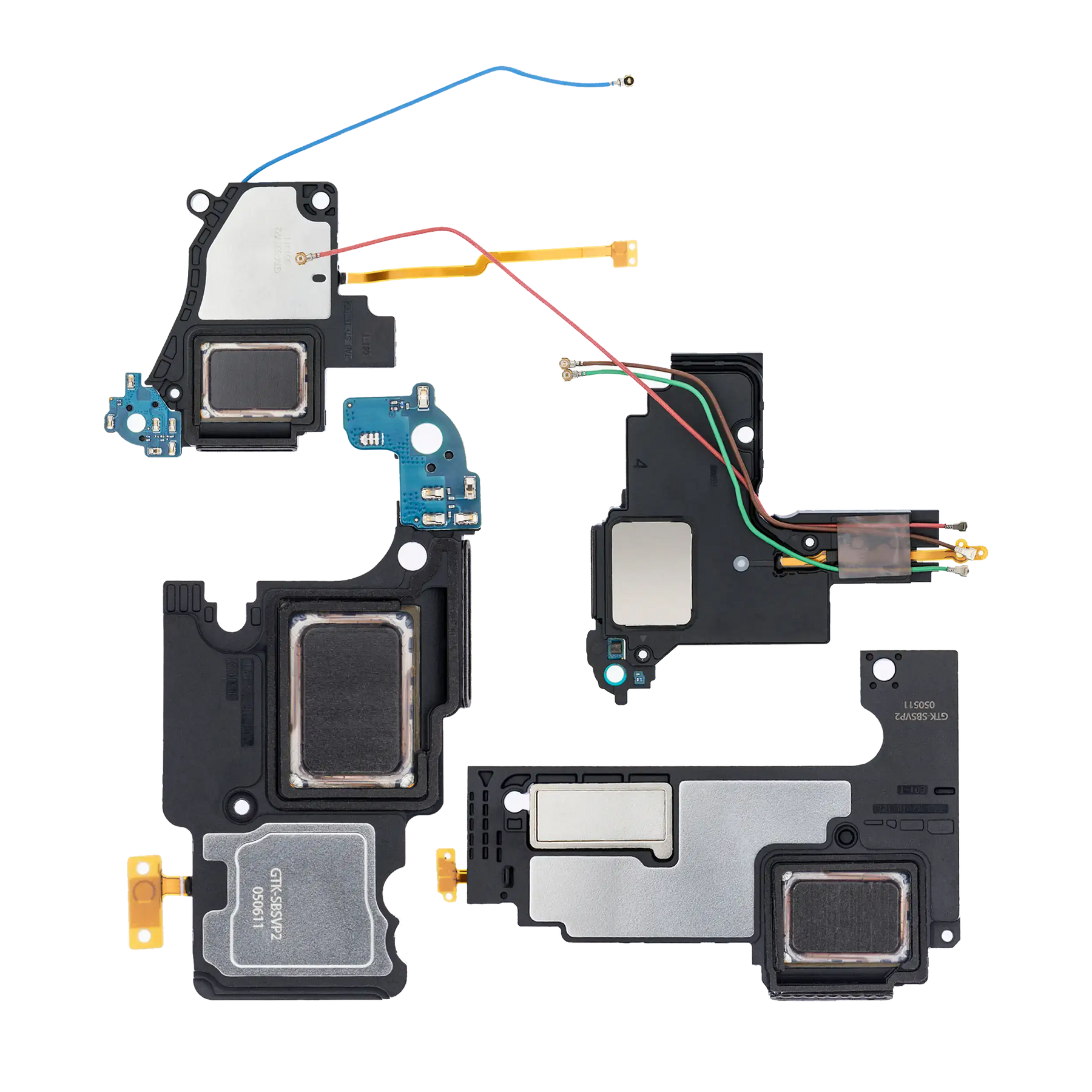 Loudspeaker Compatible For Samsung Galaxy Tab S7 Plus 12.4" (T970 / T975 / T976) (2020)(4 Piece Set)