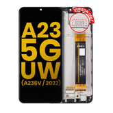 LCD Assembly With Frame Compatible For Samsung Galaxy A23 5G (A236V / 2022) (Verizon V Version) (Refurbished) (All Colors)