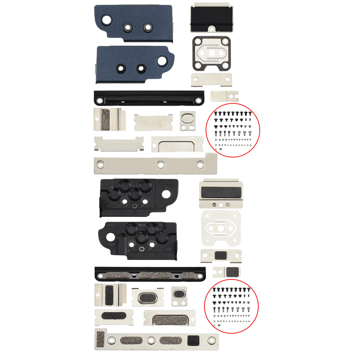 Full Set Small Metal Bracket And Screw Set For MacBook Air 15" (A2941 / Mid 2023 / A3114 / Mid 2024 / A3241 / Early 2025)