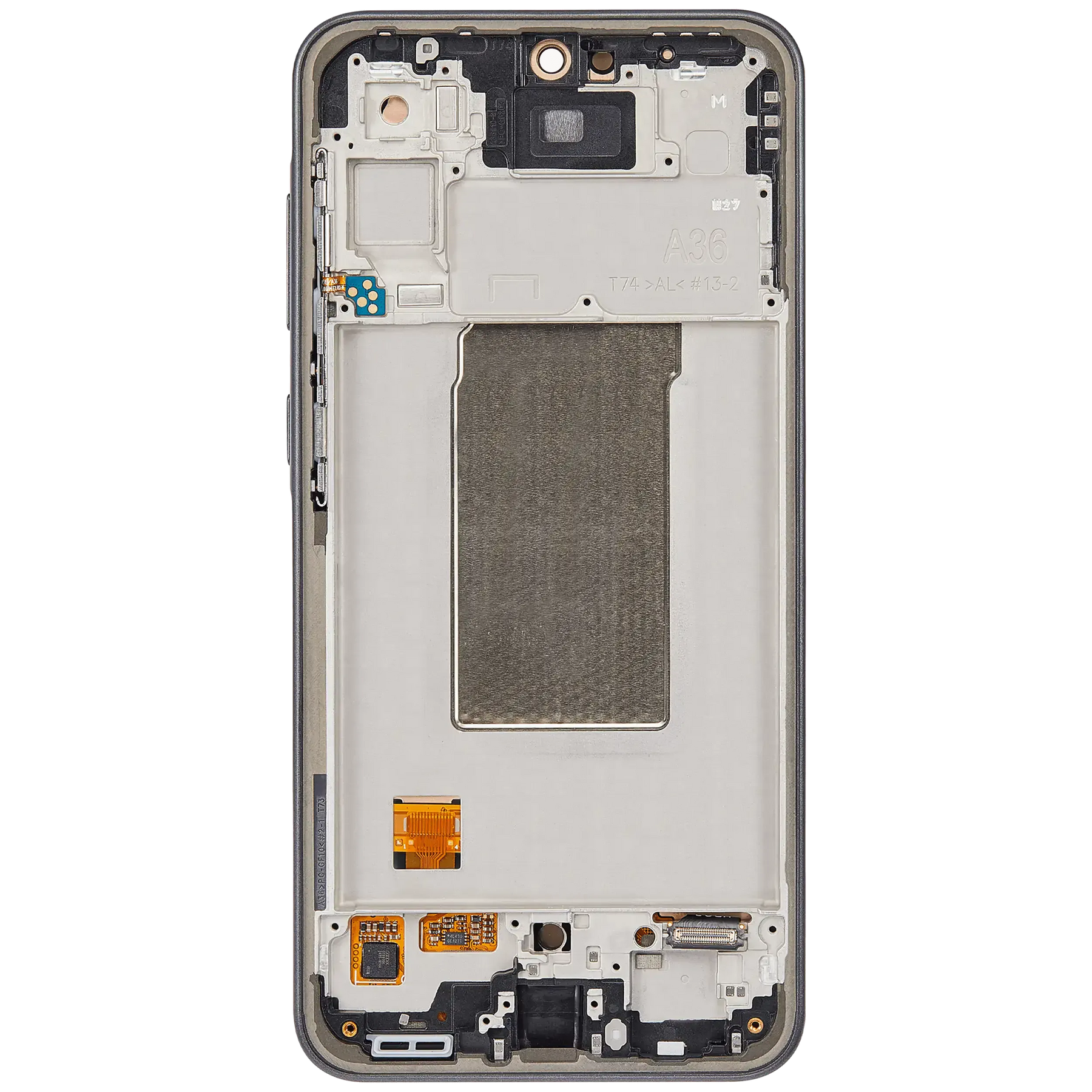 OLED Assembly With Frame Compatible For Samsung Galaxy A36 5G (A366 / 2025) (Refurbished) (Black)