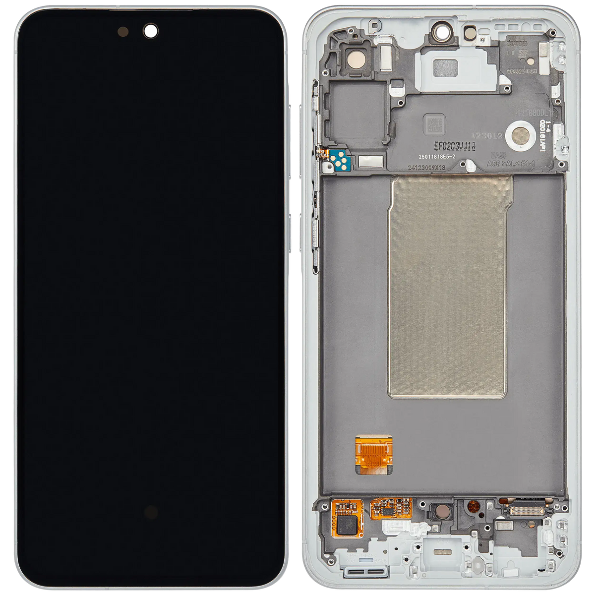 Replacement OLED Assembly With Frame Compatible For Samsung Galaxy A56 5G (A566 / 2025) (Refurbished) (Olive)