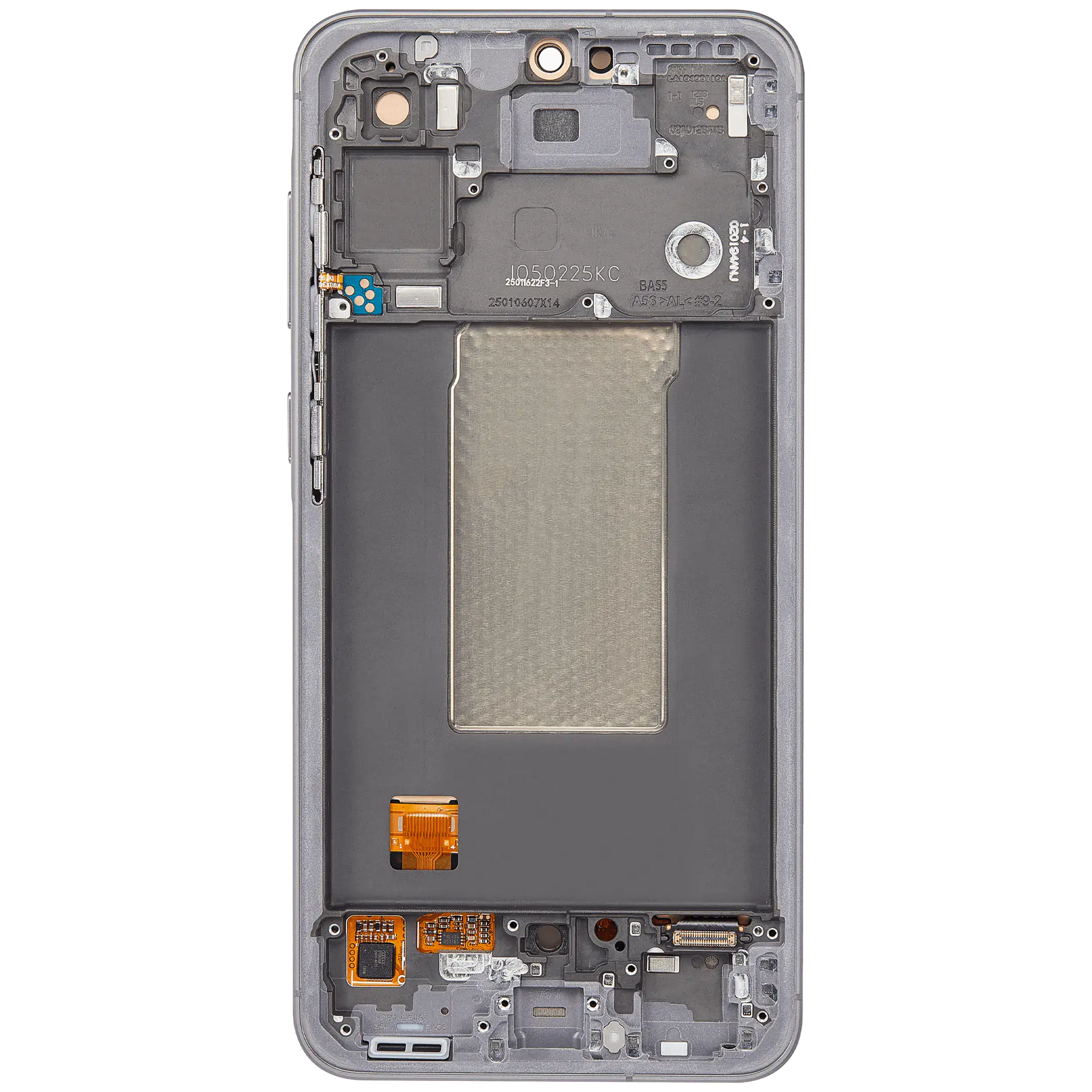 Replacement OLED Assembly With Frame Compatible For Samsung Galaxy A56 5G (A566 / 2025) (Refurbished) (Graphite)