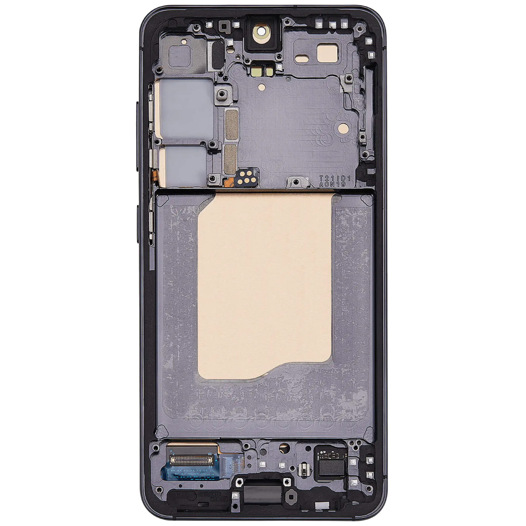 Replacement OLED Assembly With Frame Compatible For Samsung Galaxy S25 5G (US & International) (Refurbished) (Blue Black)