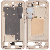Mid-Frame Housing Compatible For Samsung Galaxy S25 5G Replacement  (US & International Version) (Pink Gold)