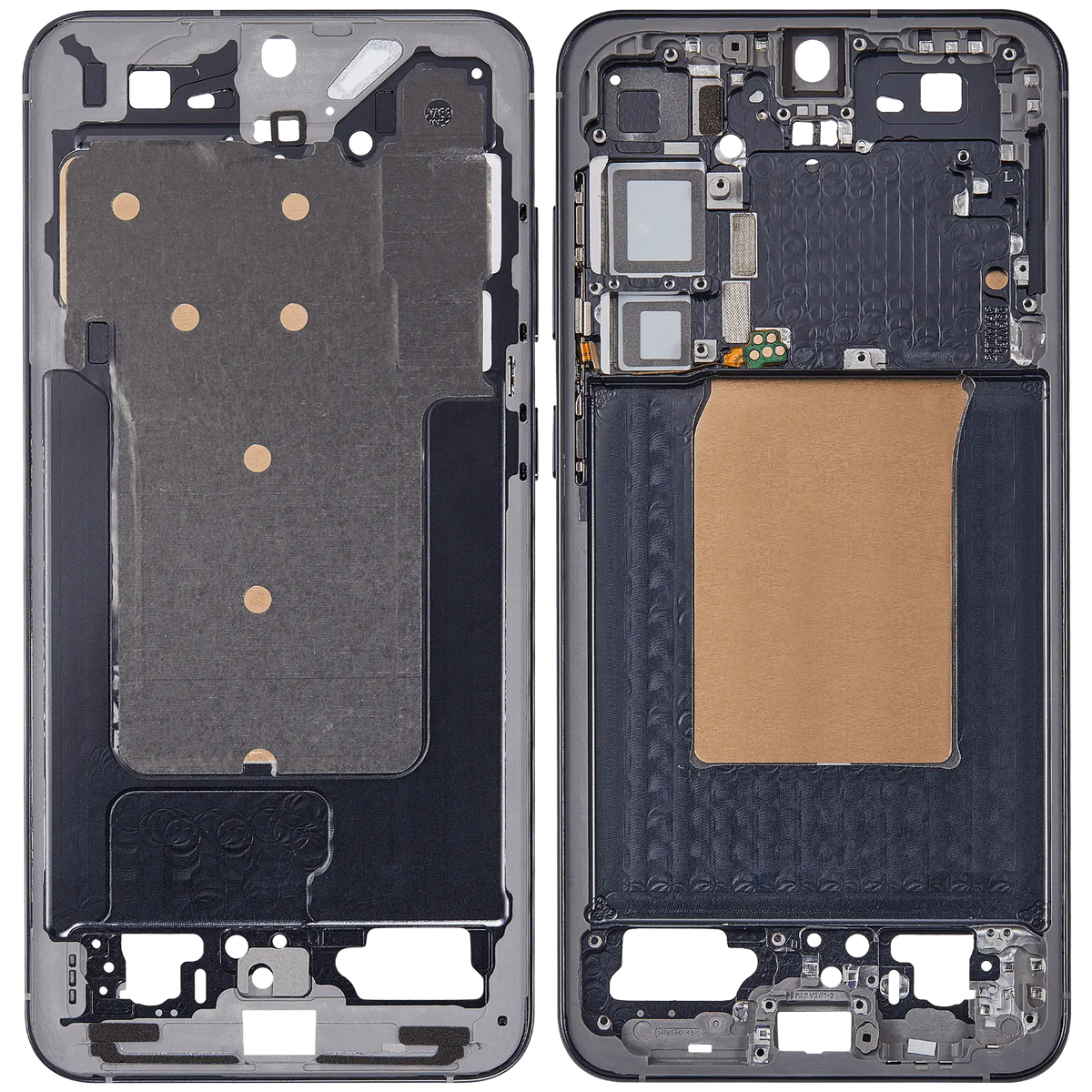 Mid-Frame Housing Compatible For Samsung Galaxy S25 Plus 5G (US & International Version) (Blue Black)