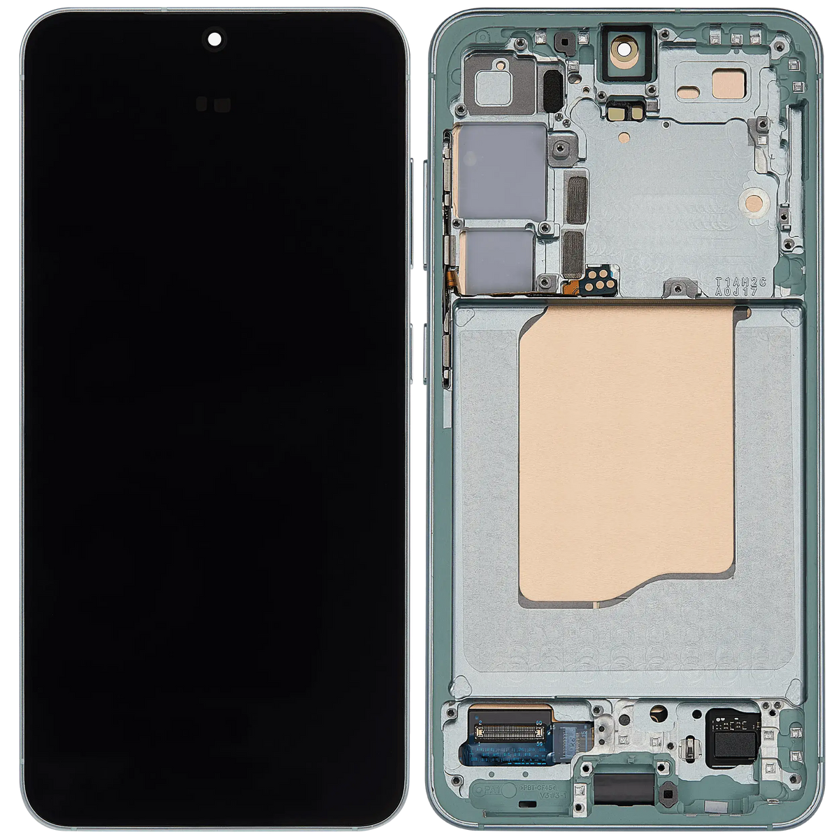 Replacement OLED Assembly With Frame Compatible For Samsung Galaxy S25 5G by Macfactory.in (US & International) (Service Pack) (Mint)