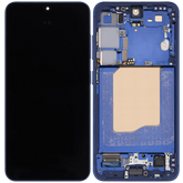 OLED Assembly With Frame Compatible For Samsung Galaxy S25 5G Replacement (US & International) (Service Pack) (Navy)