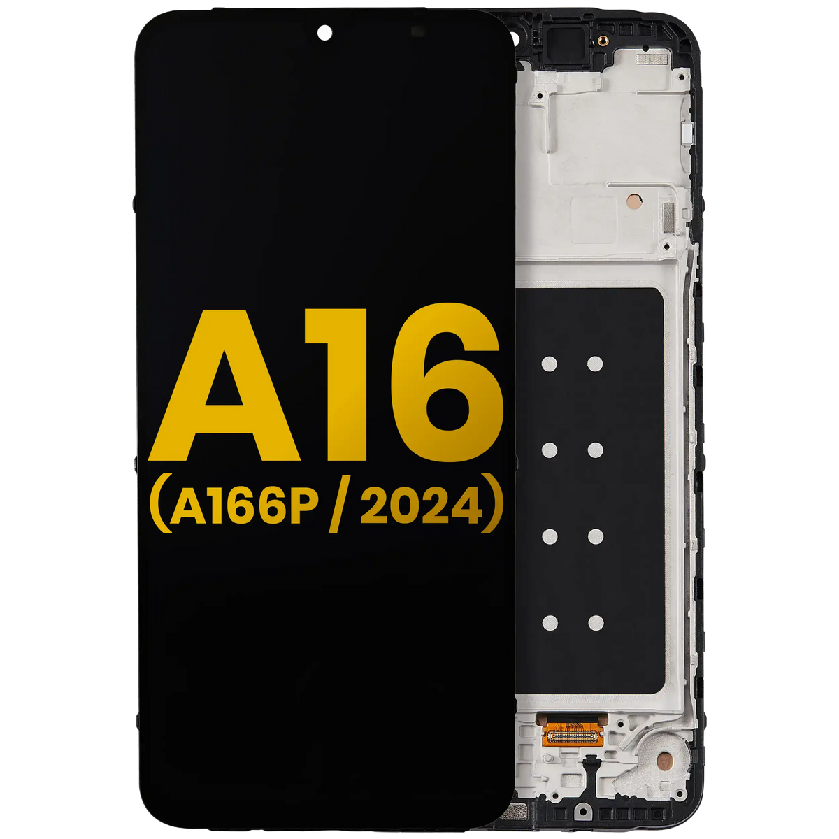 OLED Assembly With Frame Compatible For Samsung Galaxy A16 5G (A166P / 2024) (Refurbished) (All Colors)