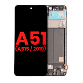 OLED Assembly With Frame Compatible For Samsung Galaxy A51 4G (A515 / 2019) (6.33") (Vemake) (All Colors)