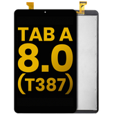 LCD Assembly Without Frame Compatible For Samsung Galaxy Tab A 8.0" (T387) (2018) (Refurbished) (Black)