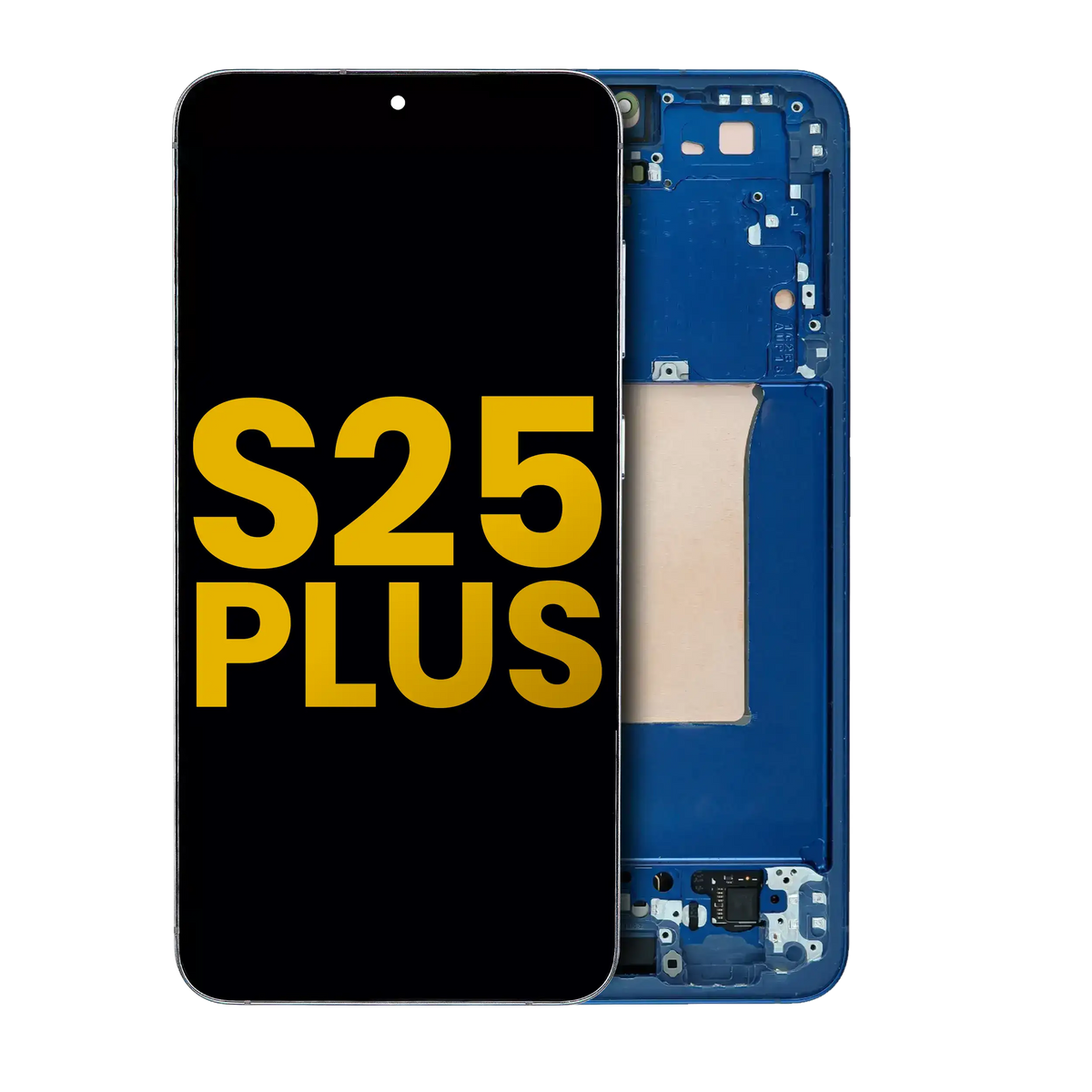 OLED Assembly With Frame Compatible For Samsung Galaxy S25 Plus 5G (US & International Version) (Refurbished) (Navy)