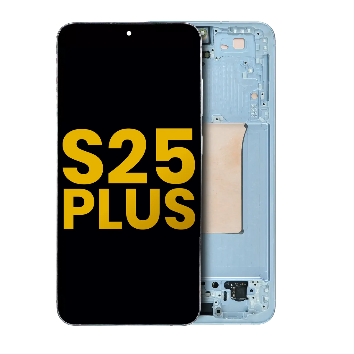 OLED Assembly With Frame Compatible For Samsung Galaxy S25 Plus 5G (US & International Version) (Refurbished) (Icy Blue)
