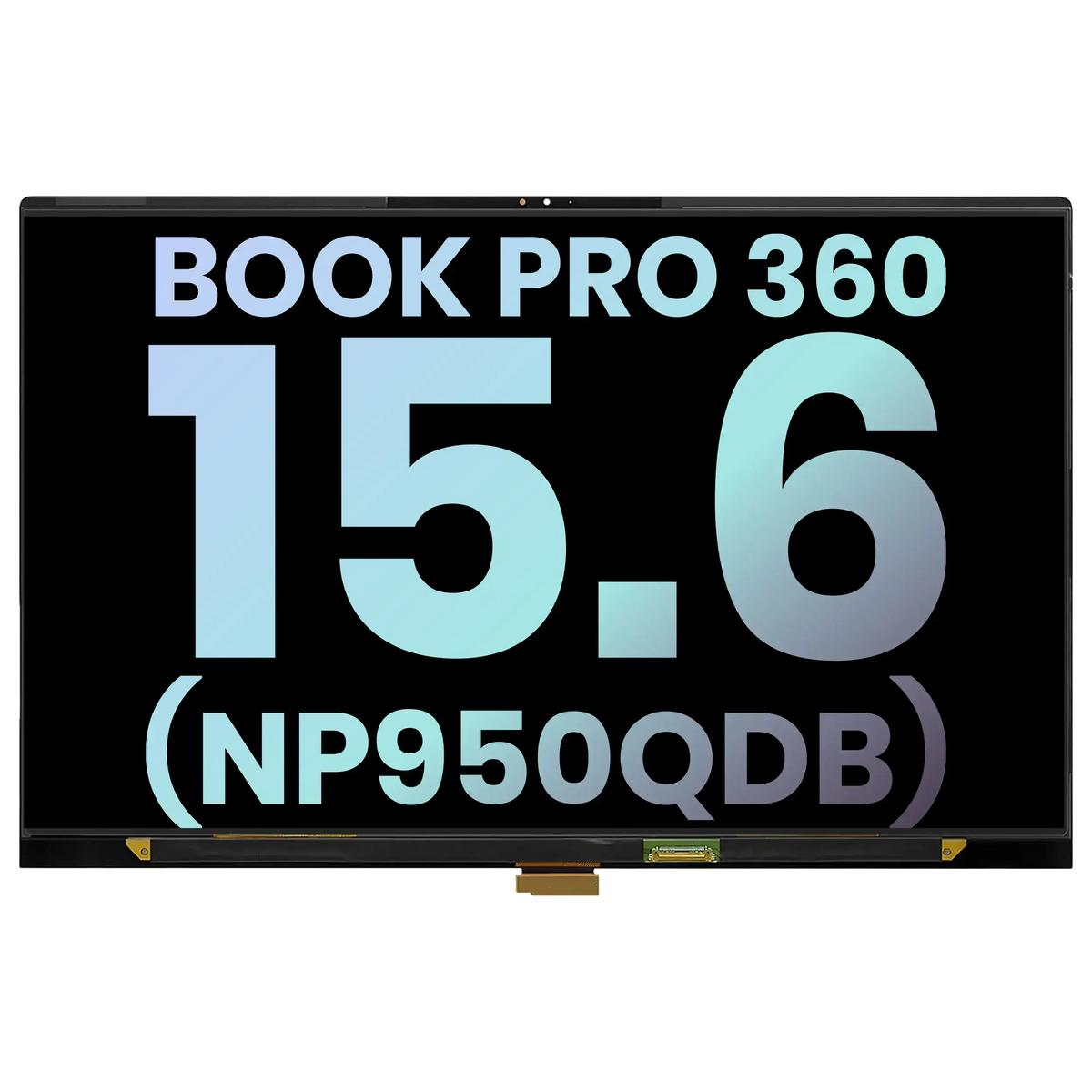 Complete LCD Display Assembly Compatible For Samsung Galaxy Book Pro 360 15.6" (NP950QDB) (Service Pack) (Gold)